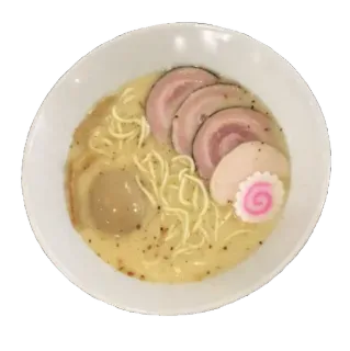 🍜 ramen, food, noodles, Japanese cuisine, egg, pork, bowl telegram sticker