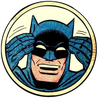 😅 Batman batman, dc comics, superhero, comic book, vigilante, gotham city telegram sticker