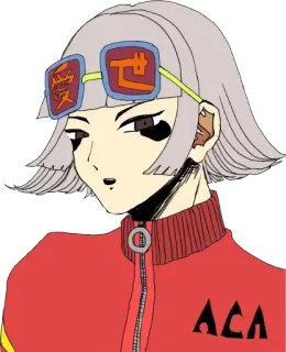 😯 愛
せ Anime, Manga, Japonais, Personnage, Lunettes, Veste Rouge telegram sticker