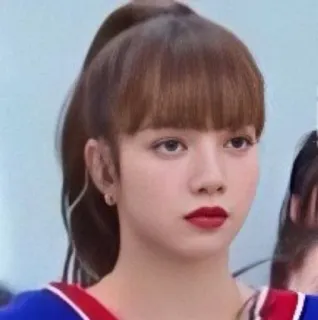 😐 Lisa Lisa, K-pop, cantora, Blackpink, celebridade, mulher telegram sticker