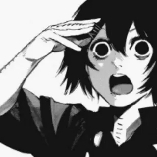 😵‍💫 Juuzou Suzuya Tokyo Ghoul アニメ, マンガ, キャラクター, 東京喰種, 鈴屋什造 telegram sticker