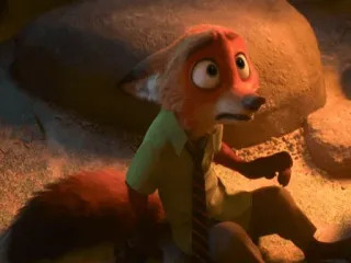 😟 Nick Wilde Zootopia nick wilde, zootopia, raposa, desenho animado, disney, animação telegram sticker