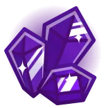 💎 cristal, gemme, violet, minéral, brillant, roche whatsapp sticker