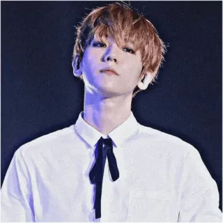 🎐 kpop, ไอดอล, นักร้อง, แบคฮยอน, exo, เกาหลี, เพลง telegram sticker