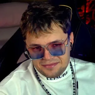 😼 LEISURE Person, Mann, Sonnenbrille, Freizeit, Porträt telegram sticker