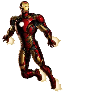 🚀 Iron Man アイアンマン, マーベル, スーパーヒーロー, アベンジャーズ telegram sticker