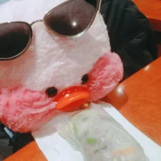 😐 peluche, lunettes de soleil, nourriture, table telegram sticker