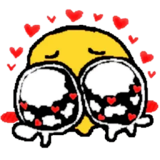 😀 Emoji, Hart, Liefde, Genegenheid telegram sticker