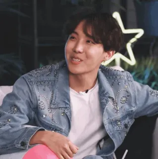 ☁ J-Hope J-Hope, BTS, K-Pop, piosenkarz, celebryta whatsapp sticker