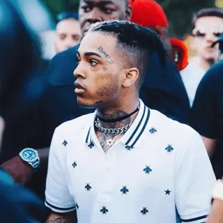 🖤 XXXTentacion rapper, muzikant, portret, kunstenaar telegram sticker