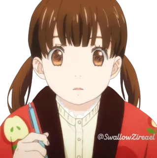 😦 @SwallowZireael Anime, Cô gái, Dễ thương, Nhân vật, Minh họa telegram sticker