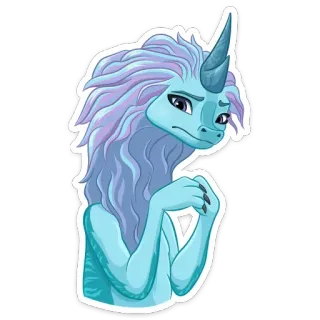 😐 Sisu Raya and the Last Dragon Sisu, drago, Raya e l'ultimo drago, Disney, cartone animato, animato, carino telegram sticker