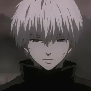 🙁 Ken Kaneki Tokyo Ghoul Anime, Manga, Personage, Tokyo Ghoul, Ken Kaneki, Donker, Ghoul telegram sticker