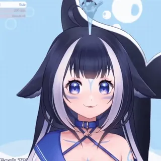 👾 Sub Anime, Vtuber, Carino, Ragazza, Personaggio telegram sticker