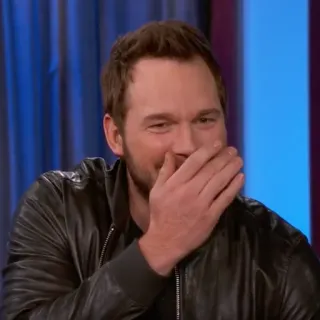 🐁 Chris Pratt Chris Pratt, aktor, selebriti, tertawa, tersenyum telegram sticker
