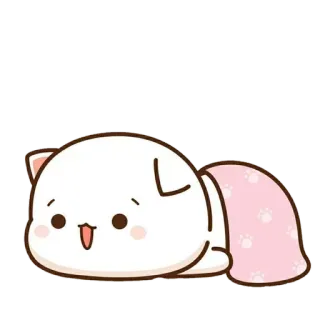 🥱 고양이 (goyangi), 귀여운 (gwiyeoun), 카와이 (kawai), 동물 (dongmul), 만화 (manhwa) telegram sticker
