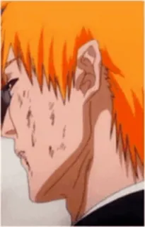 🙈 Ichigo Kurosaki Bleach Anime, Ichigo, Kurosaki, Bleach, Shonen whatsapp sticker