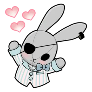 💖 rabbit, cute, cartoon, bunny, anime telegram sticker