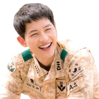 😄 Yoo Si Jin YOO SI JIN korean drama, military, soldier, uniform, actor, celebrity telegram sticker
