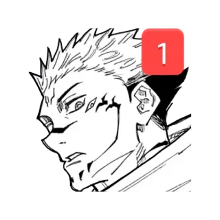 🔔 Sukuna Jujutsu Kaisen anime, manga, jujutsu kaisen, sukuna, ryomen sukuna telegram sticker