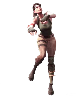 👏 Lara Croft Tomb Raider femme, personnage, jeu, pose, combattant, Tomb Raider, aventure telegram sticker