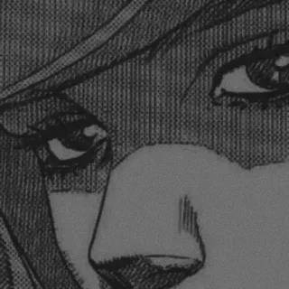 🧧 anime, manga, face, close-up, sad, eyes telegram sticker