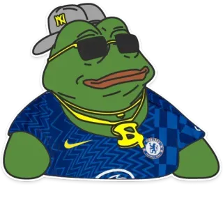 😎 Pepe the Frog 페페 더 프로그, 밈, 개구리, 만화 telegram sticker