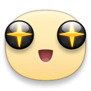 😍 Emoji, Smiley, Felice, Carino, Scintilla telegram sticker