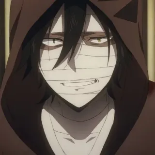🖤 Zack Angels of Death 애니, 캐릭터, 호러, 잭, 살육의 천사 telegram sticker