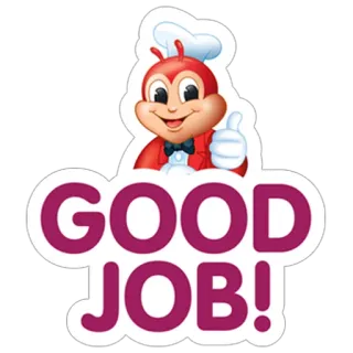 Bee Happy with Jollibee! whatsapp stickers