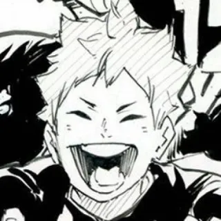 😆 Shoyo Hinata Haikyuu!! 애니메이션, 만화, 하이큐!!, 히나타 쇼요, 배구, 스포츠 애니 telegram sticker