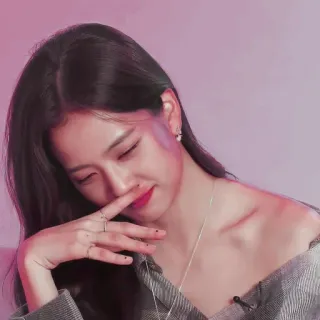 🥟 mujer, retrato, chica, coreana, asiática, belleza whatsapp sticker