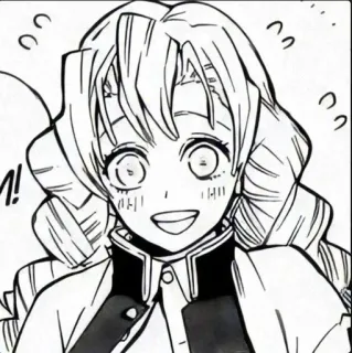 🌟 Mitsuri Kanroji Demon Slayer Anime, Manga, Demon Slayer, Mitsuri Kanroji, Karakter telegram sticker