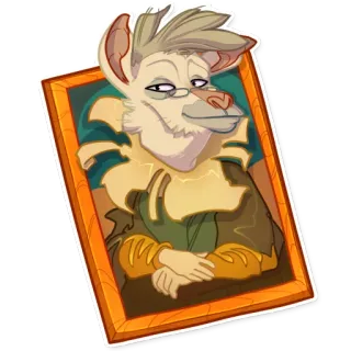 Lamar the Critic telegram stickers