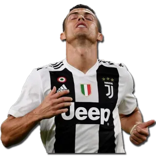 🙄 Cristiano Ronaldo voetbal, soccer, atleet, sport, Juventus, Ronaldo telegram sticker