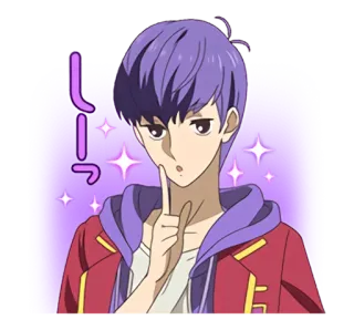 👆 リーー аниме, блеск, мультфильм, палец, поза telegram sticker