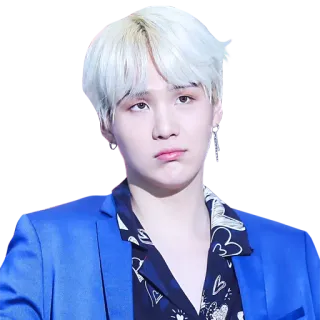 😐 Suga kpop, bts, suga, min yoongi, sänger, idol telegram sticker