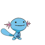😋 Wooper Pokemon Wooper, Pokémon, Gra wideo, Słodki, Kreskówka, Postać Pokémon telegram sticker