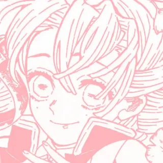 🤍 Mitsuri Kanroji Demon Slayer anime, manga, character, illustration, fanart, demon slayer, mitsuri kanroji, pink telegram sticker