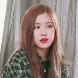 😯 Rose K-pop, Chanteuse, Rosé, Blackpink, Idole, Femme telegram sticker
