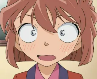 🤯 anime, kreskówka, dziewczyna, zszokowana, zaskoczona telegram sticker