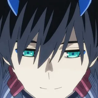 🦋 Hiro Darling in the Franxx Anime, Postać, Hiro, Darling in the Franxx telegram sticker