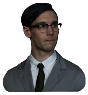 😐 The Riddler Загадочник, DC Comics, злодей, комикс персонаж, ботаник, очки telegram sticker