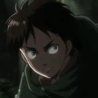 🦜 Eren Yeager Attack on Titan Anime, Manga, Eren, Eren Yeager, Attack on Titan telegram sticker
