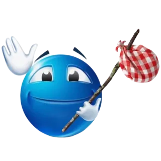 👋 Emoji, Viagem, Adesivo, Partida, Acenando whatsapp sticker