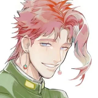 ☺️ Noriaki Kakyoin JoJo's Bizarre Adventure Anime, Manga, Personaje, Kakyoin, Jojo's Bizarre Adventure, Fanart telegram sticker