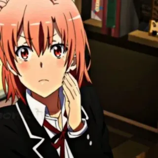 🖇 Yui Yuigahama My Teen Romantic Comedy SNAFU Anime, Meisje, Leuk, Yui Yuigahama, My Teen Romantic Comedy SNAFU, Cartoon telegram sticker