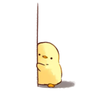 🙂 cute, chicken, kawaii, animal, bird whatsapp sticker