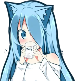Mukineko telegram stickers