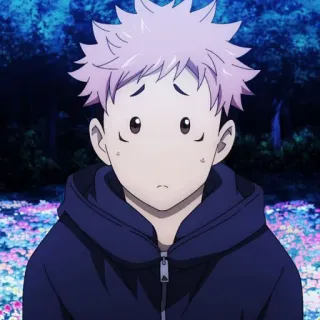 😔 Yuji Itadori Jujutsu Kaisen Аниме, Манга, Юдзи Итадори, Jujutsu Kaisen, Персонаж, Портрет telegram sticker